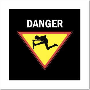 Stunt scooter : DANGER Posters and Art